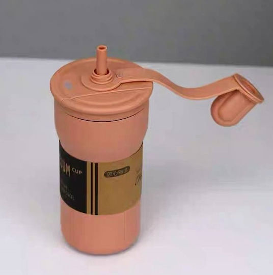 Μπουκάλι Θερμός Ανοξείδωτο / Πλαστικό 650ml Grey