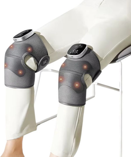 Belt Massage for the Legs, the Body & the Hands with Vibration and Heating Function Gray