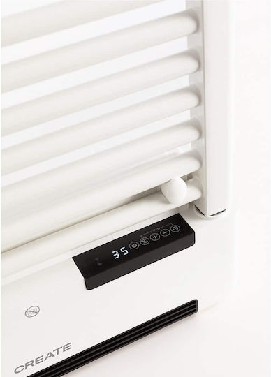 Create Șină electrică pentru prosoape 1000W 115.5x51.5cm Alb