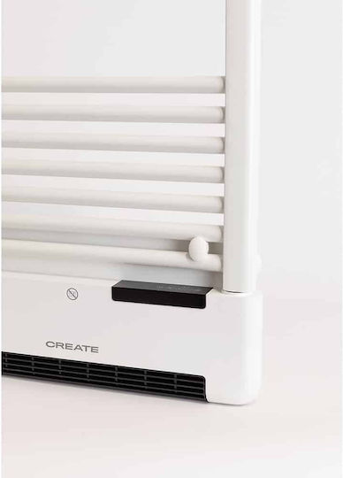 Create Șină electrică pentru prosoape 1000W 115.5x51.5cm Alb