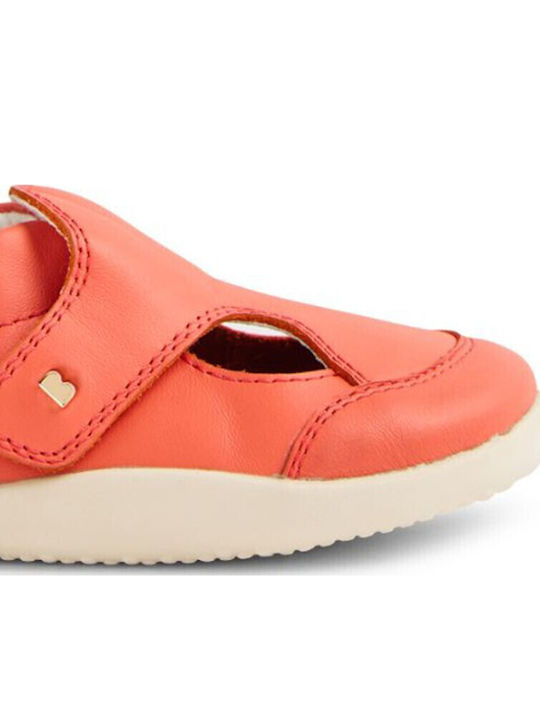 Παιδικά Sneakers Ανατομικά με Σκρατς Πορτοκαλί