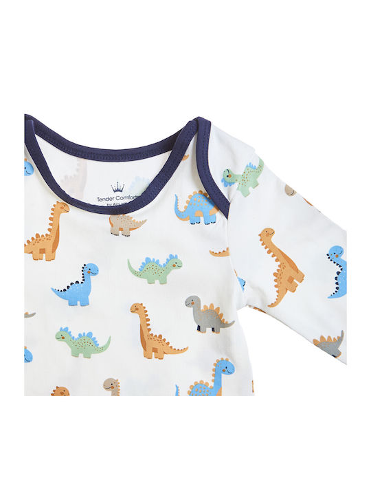 Tender Comforts Baby Bodysuit Set Long-Sleeved Multicolour 3pcs