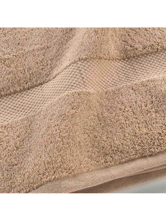 Atmosphera Πετσέτα Προσώπου Elegance 50x90εκ. Μπεζ Βάρους 600gr/m²