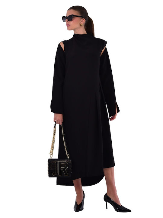 Rochie Midi De Seară Neagră Athonia