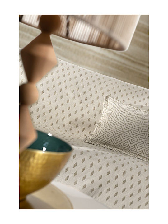 Guy Laroche Diamond Ριχτάρι Πολυθρόνας 150x180εκ. Linen