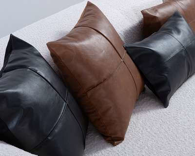 Nef-Nef Homeware Sofa-Kissen Lethal Aus Samt Schwarz 30x50cm