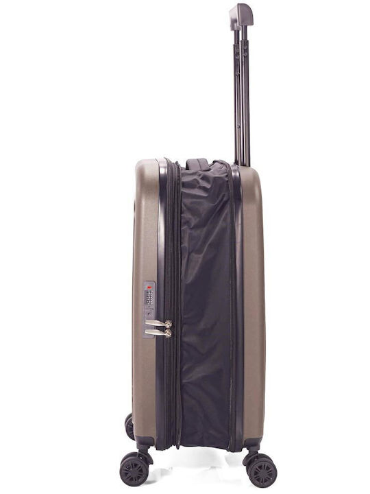 Benzi Benzi Kabinen Hartkoffer Mokka mit 4 Rädern Höhe 56cm