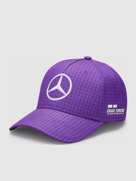 Mercedes-Benz Kinderhut Jockey Sonnenschutz Lila