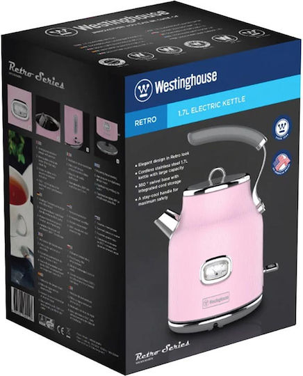 Westinghouse Reisekessel 1.7Es 2200W Rosa