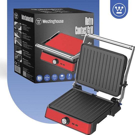 Westinghouse Sandwich Maker Grill 2200W Roșie