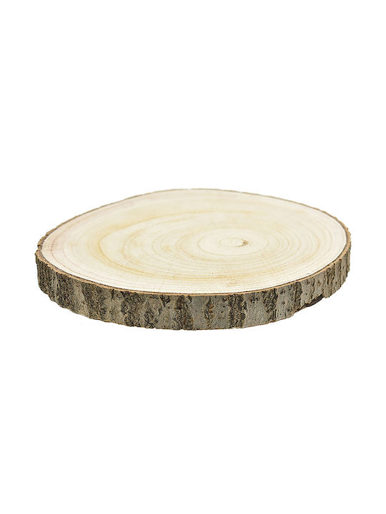 Bakaji Wooden Central Table Decoration Trunk Trays Christmas Diameter 20cm 02814992