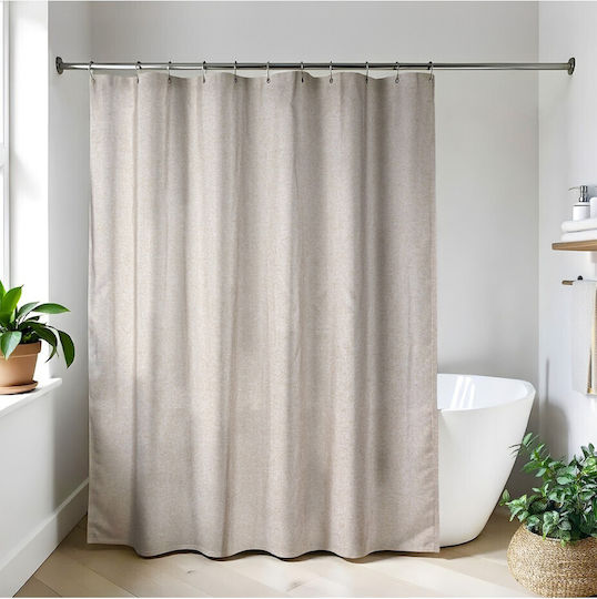 Atmosphera Душ завеса 180x200см Taupe Atmosphera Душ завеса 180x200см Taupe