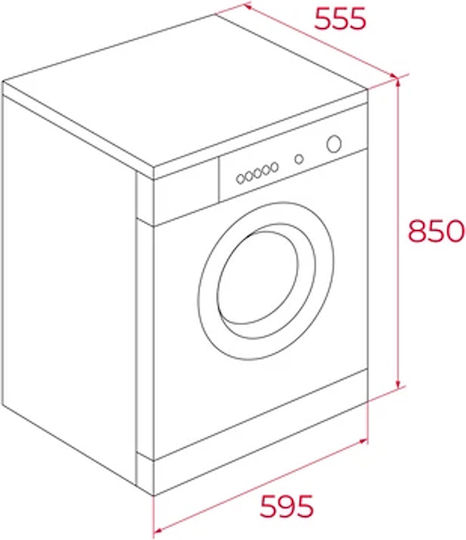 Teka Mașină de Spălat Rufe 9kg cu Tehnologie cu Abur 1400 Rotiri WMK 40940 WH