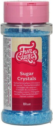 Fun Cakes Dekorative Knusperkugeln Crystal Blau 80gr