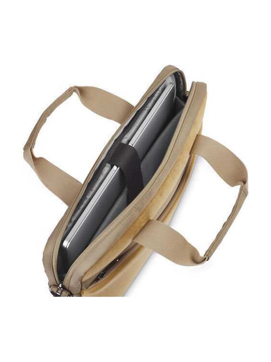 Stoff Damen Geldbörse Braun