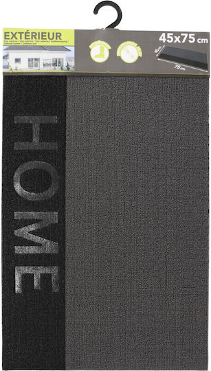 Atmosphera Πατάκι Εισόδου Home Μαύρο 45x75εκ. 144311013 Μαύρα