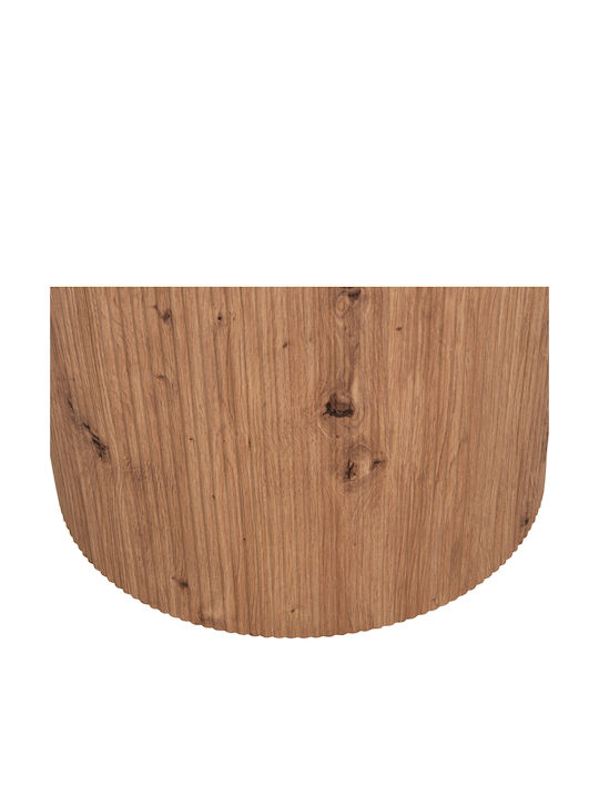 Twil Round Table Dining Room with Ceramic Surface Ceramic, Travertine 126x126x77cm
