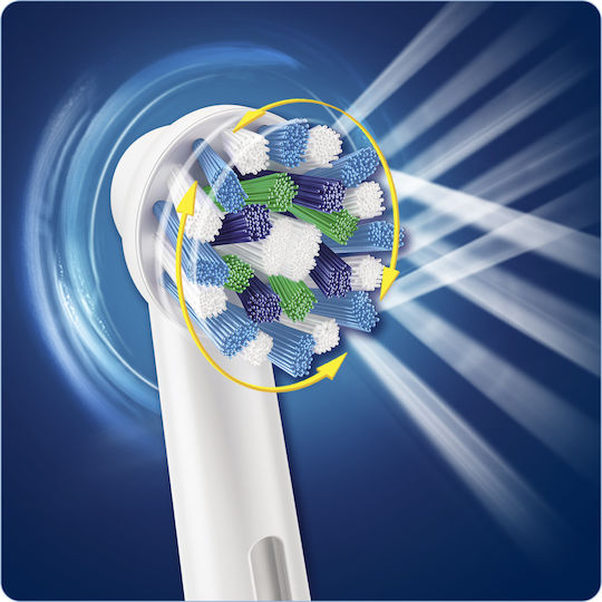 Oral-B Pro 1 750 Design Edition Elektrische Zahnbürste mit Timer, Drucksensor und Reisetasche Rosa