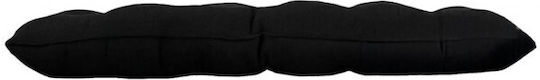 Atmosphera Recycled Cotton Garden Chair Cushions Black 38x38cm