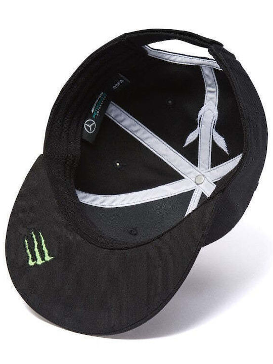 Mercedes Плоска Козирка Шапка Lewis Hamilton За Възрастни Черна 2018