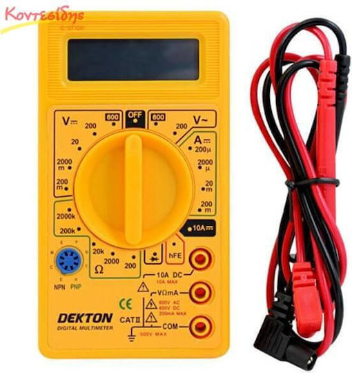 Dekton Digitales Multimeter mit AC / DC Messung DT95210