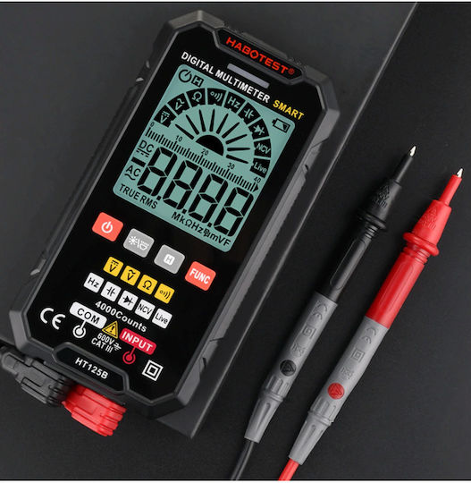 Habotest Multimetru digital RMS real cu Măsurare AC / DC / Rezistență HT125B