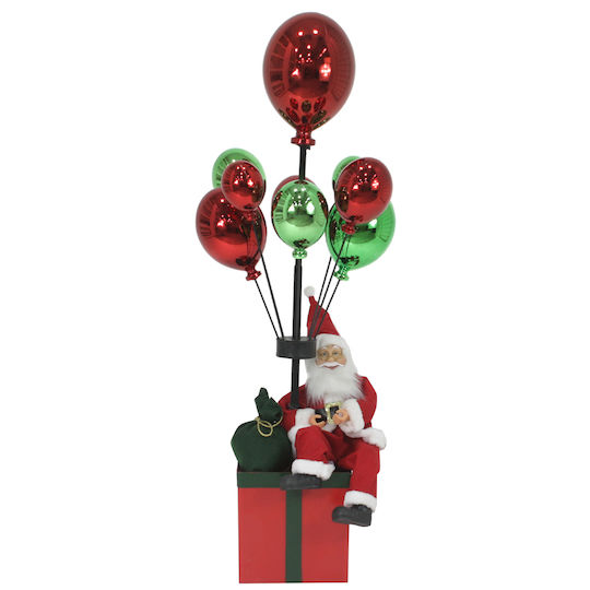 Dekorativer Weihnachtsmann Aufblasbarer Rot aus Kunststoff