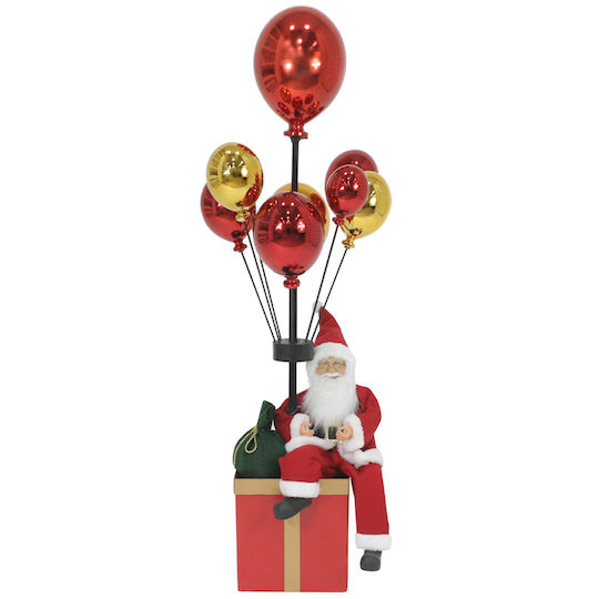 Dekorativer Weihnachtsmann Rot aus Kunststoff