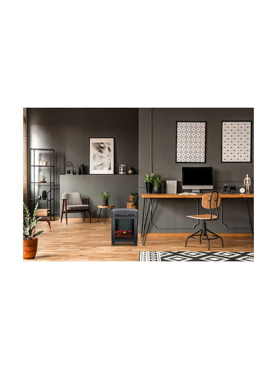 Alpina Appliances Luzern Floor Electric Fireplace 1800W 41x59cm Black