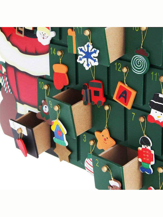 Bakaji Advent Calendar Wooden