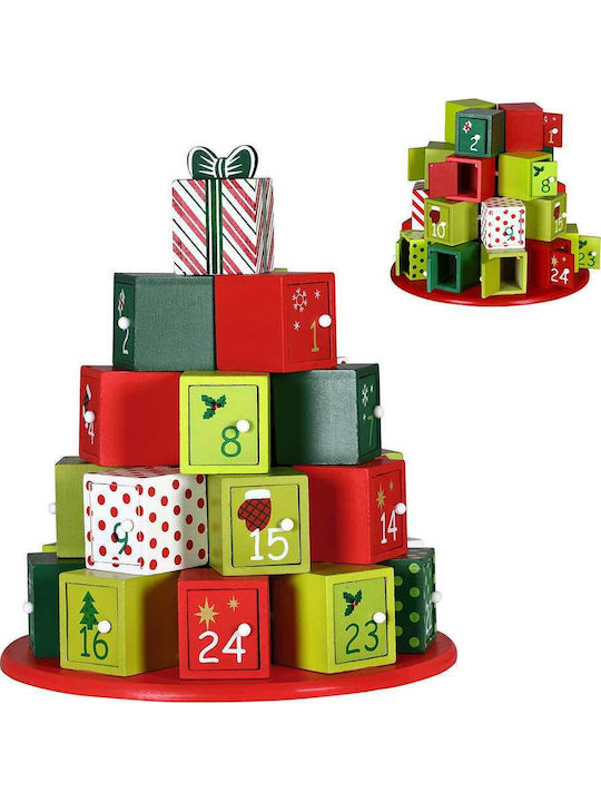 Bakaji Weihnachtsaccessoires Kalender der Rückwärtszählung