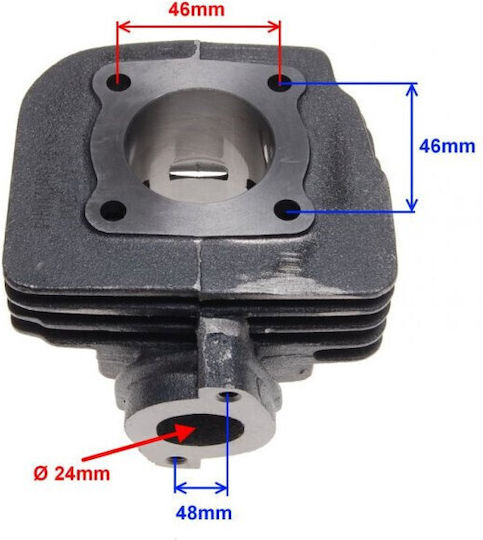 Cilindru Motor Motocicletă 41mm pentru Keeway Hacker pentru Suzuki Adresă pentru Yamaha DT 50 - Magazin online