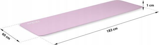 NEO Sport Στρώμα Γυμναστικής Pilates Μωβ (183x60cm)