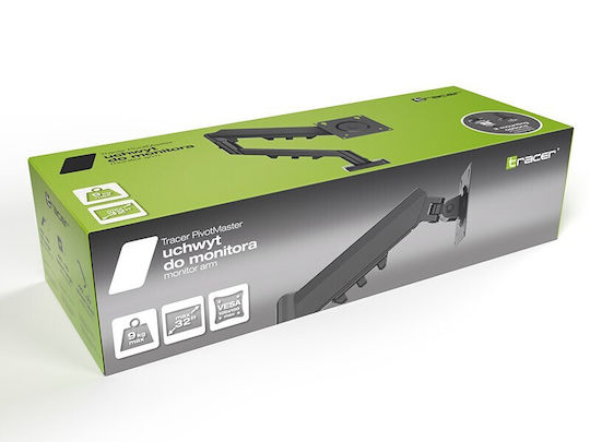 Tracer Stand Desk Mounted Monitor up to 32" with Arm (TRAUCH47659)