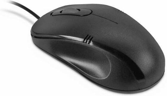 Inter-Tech Eterno M-3026 Cu fir Mouse Negru