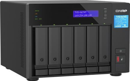 QNap TVS-h674T NAS Tower με 6 θέσεις για HDD/M.2/SSD και 2 θύρες Ethernet