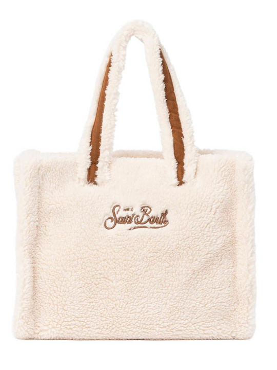 Colette Teddymaxi Logo Women's Handbag Beige