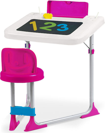 Kids Desk made of Plastic Pink Bakaji