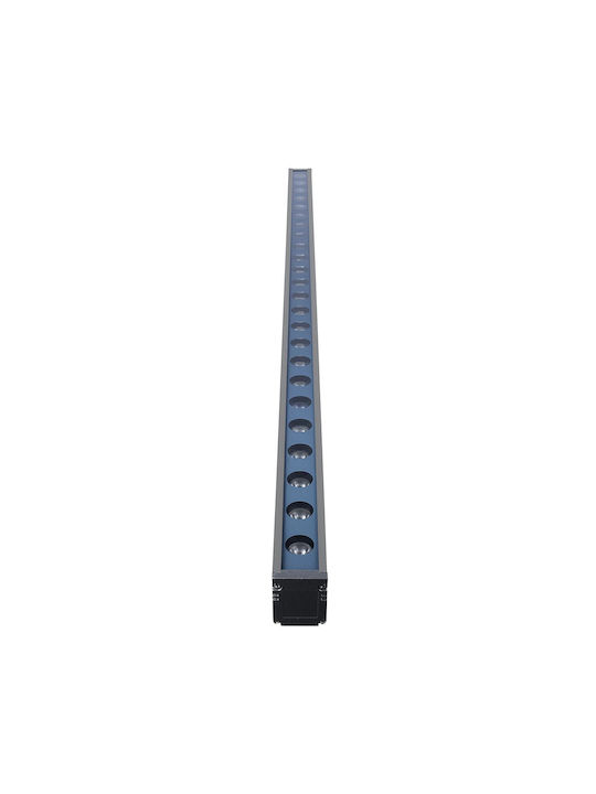 GloboStar Lampa De Podea Pentru Exterior LED Mașină De Spălat Pe Perete 24W Cu Lumină Albastră IP65 Albastru