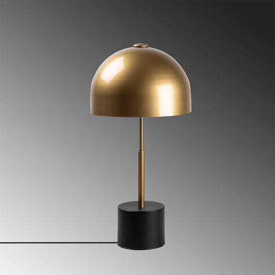 Opviq Table Lamp for Socket E14 with Black Shade and Base