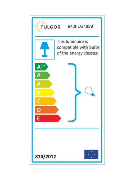 Opviq Office Lamp for Socket E14 in Yellow Color