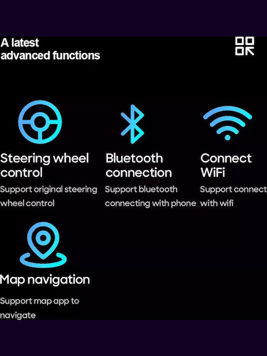 Car Audio System for Hyundai i10 2008-2013 (Bluetooth/USB/WiFi/GPS/Apple-Carplay/Android-Auto) with Touch Screen 9"