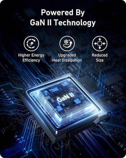 Anker Charger Without Cable GaN with USB-A Port and 2 USB-C Ports 100W Power Delivery Whites (736)