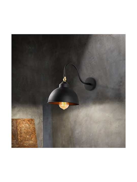 Opviq Lumină De perete Negru 21cm