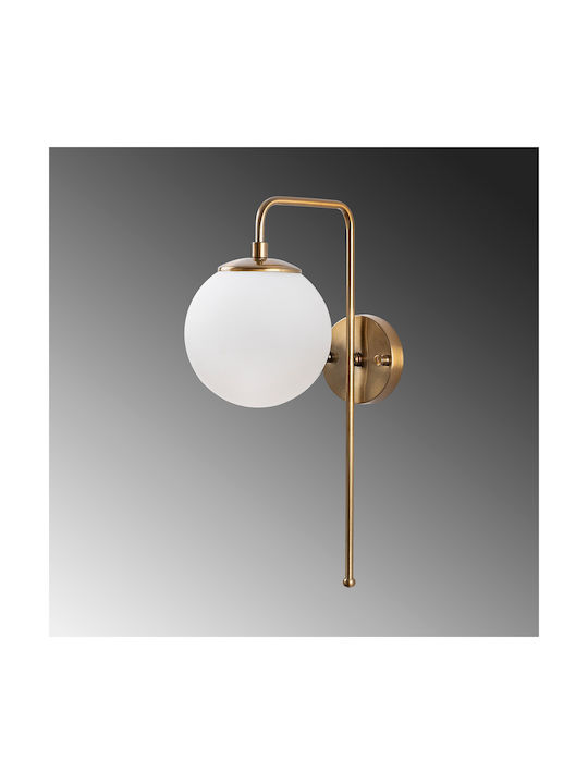 Opviq Lamp Wall with Socket E14 White 15x28x15cm