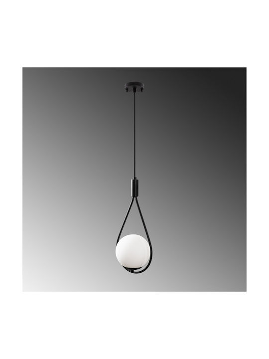 Opviq Black Pendant Light Black with Socket E27 20x15x136cm