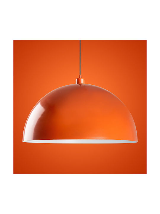 Opviq Kure Pendant Light Orange with Socket E27 60x60x135cm