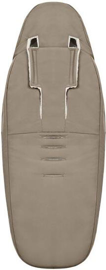 Cybex Platinum Waterproof Stroller Footmuff with Fleece Lining Cozy Beige