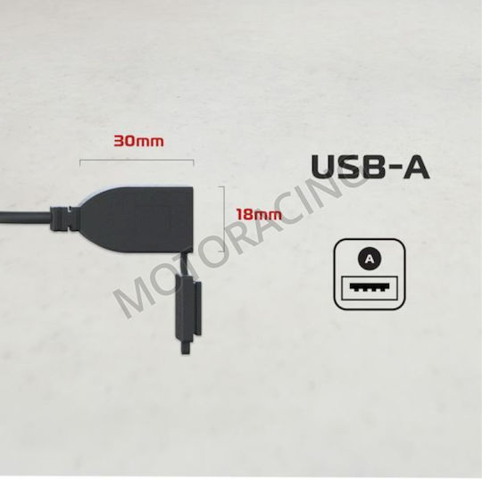 USB Ladekit Für Motorrad Typ A 3.0 Amp Ladekit El116 Oxford