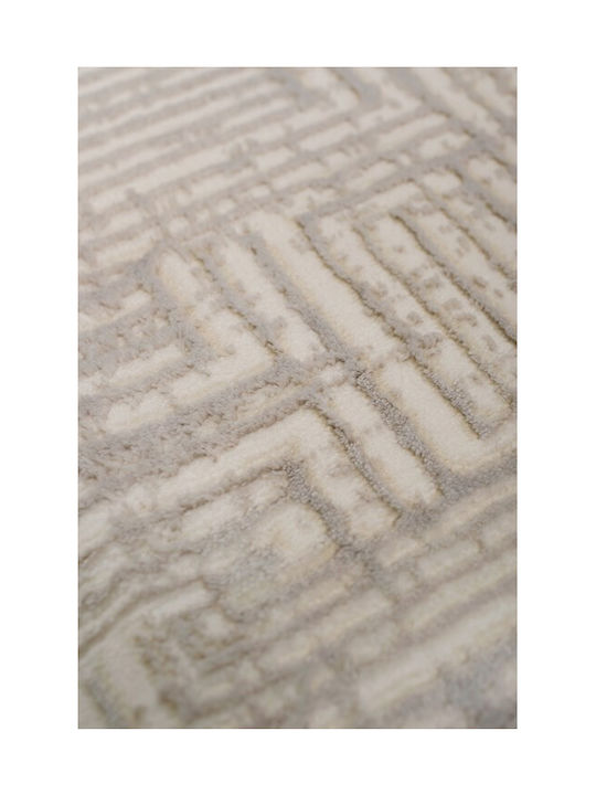 Βιοκαρπέτ Senbrun Χαλί Ορθογώνιο White, Cream 140x200cm